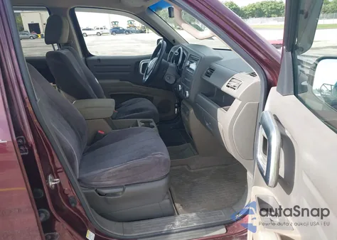 2007 Honda Ridgeline Rtx from USA, damaged, VIN 2HJYK16327H531433